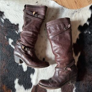Frye Jane Leather Knee-High Boots